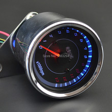 Universal 13000 RPM Scooter Analog Tachometer For Motorcycle With LED Blacklight 2024 - buy cheap