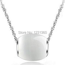 New arrival fashion sterling silver opal pendant necklace women's luck opal Necklace & Pendants.free shipping 2024 - buy cheap