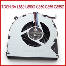Novo ventilador e resfriador para cpu toshiba, l850 l850d c850 c855 c855d 2024 - compre barato