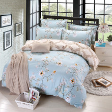 Conjunto de cama lateral ab com 4 peças, inclui capa de edredom e lençol, 2 fronhas, meninos e meninas, decoração de casa e tecido 2024 - compre barato