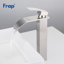 Frap Basin Nickel Brushed Faucets Bathroom Mixer Tap Brass Washbasin Faucet Single Handle Elegant Crane For Bathroom Y10140 2024 - buy cheap