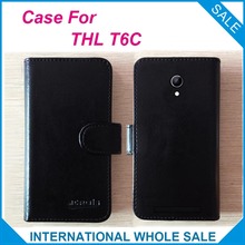 THL T6C Case Factory price,6 Colors High Quality Flip Leather Exclusive Cover For THL T6C tracking number 2024 - buy cheap