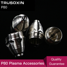 Piezas de cortador de Plasma inversor DC 20 piezas P80, consumibles de antorcha, puntas de corte adecuadas, pistola de corte de plasma 80A/toorch de soldadura 2024 - compra barato