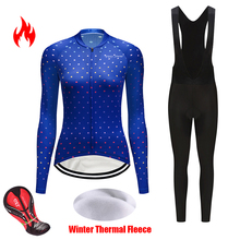 Conjunto de roupas de ciclismo, conjunto de roupas esportivas de inverno com malha térmica, roupa de bicicleta, triatlo, traje de pele de bicicleta, kit de roupas de caminhada 2024 - compre barato