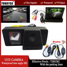 FUWAYDA Video Auto Parking 4.3"Monitor+LED NightVision Reverse CCD Car RearView Camerafor TOYOTA Land Cruiser200 LC200 REIZ 2009 2024 - buy cheap