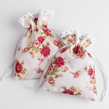 Wholesale 100pcs/lot European Garden style flower wedding candy bag favor boxes free shipping 2024 - buy cheap