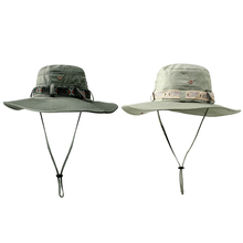 KLV Army Men Tactical Sniper Hats Sun Boonie Hat Summer Sun Protection Cap Men's Military Fish Hunt Hats Caps Visor 2024 - buy cheap