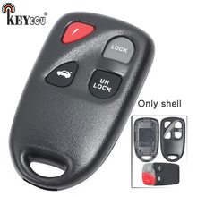 Keyecu 10x, para mazda kpu41805, kpu41777, kpu41701, substituição da capa remota do carro, com 3 + 1 e 4 botões 2024 - compre barato