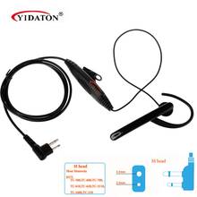 YIDATON 2 Pin Ear Bar Earpiece Mic PTT Headset for Motorola Radios Walkie Talkie GP300 GP308 GP88 GP2000 CT150 P040 Earphone C09 2024 - buy cheap