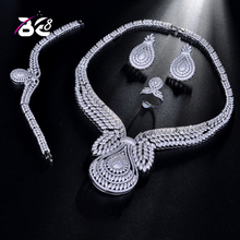 Be 8 Hotsale African 4pcs Bridal Jewelry Sets New Fashion Dubai Jewelry Set for Women Wedding Party Accessories Design S188 2024 - buy cheap