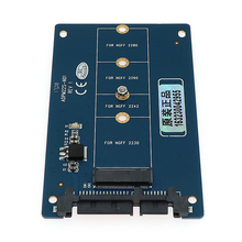 Оптовая продажа, адаптер преобразователя B Key Socket M.2 NGFF (SATA) SSD к адаптеру 2,5 SATA 2024 - купить недорого