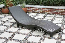 Hot sale SG-12007C Elegant black rattan deck chair furniture 2022 - buy cheap