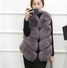 Fluffy 2019 Winter Women's Faux Fur Coat Artificial Fur Vest Furry Vests Femme Jackets Plus Size  Warm Fake Fur Gilet Z2 2024 - buy cheap