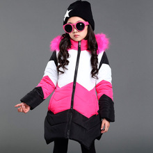 2021 moda para baixo jaqueta para roupas de menina marca crianças roupas de inverno quente outerwear jaqueta infantil 2 cor 3-12 anos 2024 - compre barato