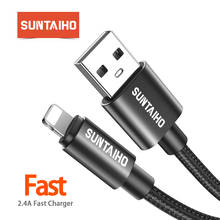 Suntaiho USB Cable for iPhone X XS Max XR Fast Charging USB Charger Data Cable for iPhone 5 5S SE 8 7 6 6s Plus USB Charge Cord 2024 - buy cheap