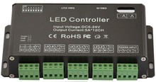 Decodificador led RGB DMX 512, controlador y decodificador constante para lámpara de módulo de tira LED, 12 canales, DC5V-24V, 5A 2024 - compra barato