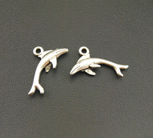 30 pcs  Silver Color Dolphin Ocean Charms DIY Metal Bracelet Necklace Jewelry Findings A1055 2024 - buy cheap