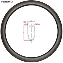 Free shipping 23mm wide road/cyclocross carbon bike tubular rims/parts 50mm deep 16-32H available external/internal 2024 - buy cheap