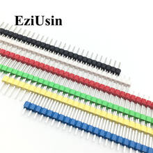 30Pcs 40 pin Breakable Pin Header 2.54mm Single Row Male Header Connector Kit PCB Pin Strip for Arduino 2024 - купить недорого