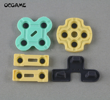 OCGAME-almohadillas de silicona de goma conductoras para reparación del controlador Sony PS2, recambio de 50 juegos por lote 2024 - compra barato