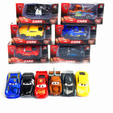 Pixar Cars 2 3 Lightning McQueen Jackson Storm Ramirez 6Pcs Diecast Vehicle Metal Alloy Boy Kid Toys Christmas Gift 2024 - buy cheap