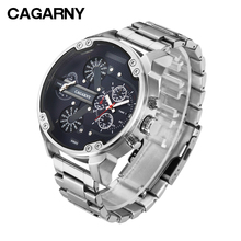 Military Relogio Masculino Luxury Brand Men Watch Fashion Men's Quartz Watches Cagarny Cool Big Case Wristwatch Man Relojes 2019 2024 - buy cheap