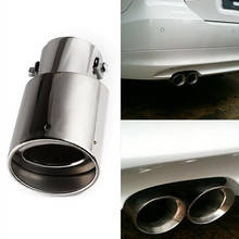 Dewtreetali Hot Sale Chrome Stainless Steel Car Rear Exhaust Pipe Tail Muffler Tip 2024 - buy cheap