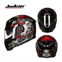 2019 New Knight equipment JIEKAI Full Face Motorcycle Helmet ABS Double lens Motorbike Helmets with PC Visor Size M L XL XXL 2024 - buy cheap