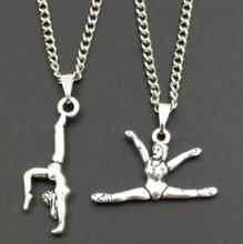 Mixed style Girl Gymnast  Pendant Necklace Statement Jewelry Woman  Charms Jewelry Gift 2024 - buy cheap