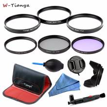 WTIANYA UV CPL FLD Star filter 4 6 8 Line+Lens Hood+Cap+Filter Pouch case+Lens Pen+Cloth for NIKON CANON SONY DSLR Lens 2024 - buy cheap