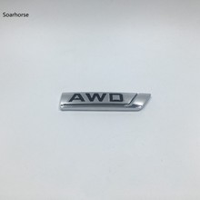 Металлические наклейки Soarhorse для Hyundai Creta solaris getz AWD TGDI, наклейки на задние двери, декоративные украшения для стайлинга автомобиля 2024 - купить недорого