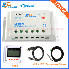 pwm charger controller MT50 Meter LS3024B 30A EP LandStar series product high quality for small home system USB connect cable 2024 - buy cheap