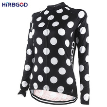 HIRBGOD-Camiseta de manga larga de ciclismo para mujer, ropa deportiva para exteriores, elegante, Retro, para otoño, TYZ149-02 2024 - compra barato