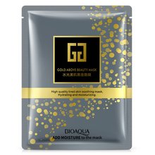 Gold Facial Mask BLACK Essence Hyaluronic Acid Gel Anti Aging Wrinkle Hydrating Moisturizing Skin Care For Face 2024 - buy cheap