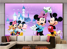 Custom papel DE parede infantil cartoon mice and castle murals for children room TV sitting room wall vinyl papel DE parede 3 d 2024 - buy cheap