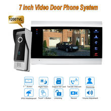 Russia 7 Inch Intercom System Video Door Phone Night Vision Doorbell Camera Mounted Door Intercom Monitor IP65 1V1 2024 - buy cheap