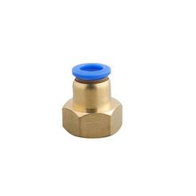 PCF12-04 Brass Plastic Pneumatic Air Quick Connector Element 12mm to 1/2'' BSP Female Thread Push Straight In Pipe Fitting Parts 2024 - buy cheap