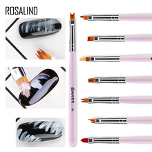 ROSALIND 1PCS Gel Nail Brushes Professional Flower Drawing Acrylic Nail Brush For Manicure Design Of Nails Art Extension Tool 2024 - buy cheap