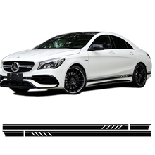 Kit de calcomanías para puerta de Mercedes Benz A CLA clase W176 A45 AMG, pegatina brillante de edición negra, 1 Estilo 2024 - compra barato