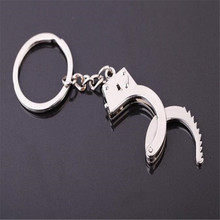 Creative EDC Jewelry  Police Handcuff Keychain Alloy Car Key Keyring&Key Chains trinket chaveiro for men Gifts 2024 - buy cheap