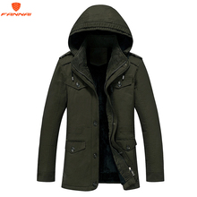 Winter parka men plus velvet warm windproof coats mens military hooded jackets casaco masculino casacos men's outwear overcoat 2024 - buy cheap