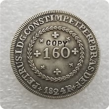 1824 Brazil 160 Reis COIN COPY 2024 - buy cheap