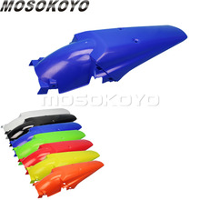 Blue Motocross Rear Fender Dirt Racing Bike Tail Mudguard for Yamaha WR XR XT TTR 250 450 Universal 2024 - buy cheap