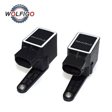 Wolfigo-sensor de nível de altura do farol dianteiro e traseiro, 2 peças, 37140141444, 37146784696, 37141093698, 128, para bmw e46, e39, 135, 320, 328, 530i 2024 - compre barato