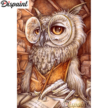 Dispaint Full Square/Round Drill 5D DIY Diamond Painting "Animal owl" Embroidery Cross Stitch 3D Home Decor A10262 2024 - buy cheap