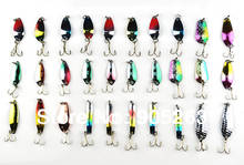 Available Wholesale free shipping!90pcs (30pcs/pk) asssorted spinners and spoon lures vib spinner bait BDZ 2024 - buy cheap