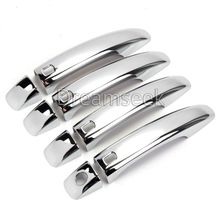 Door Handle Cover For Audi A4 B8 S4 A5 2008-2011 Q5 2009-2013 With Smart Key Hole ABS Chrome Molding Trim Bezel 2024 - buy cheap