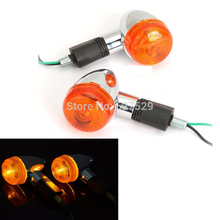 2X Motorcycle Amber Bulbs Bullet Turn Signals Indicator Lamp Lights For Suzuki Intruder Boulevard Volusia M90 C50 C90 M109R 2024 - buy cheap