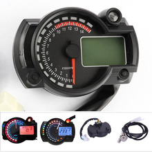 TAIHONGYU Universal Digital 15000rpm Motorcycle Speedometer Tachometer Gauge Odometer LCD 2024 - buy cheap