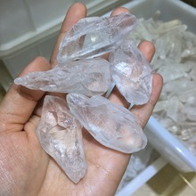 5 pçs tamanho bonito natural brasil áspero claro quartzo espécime esqueleto cristal reiki cura cristais wicca energia pedra decoração da casa 2024 - compre barato